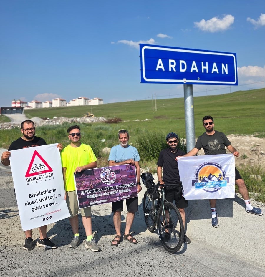 Elazığ&rsquo;dan Ardahan&rsquo;a pedal &ccedil;evirdi