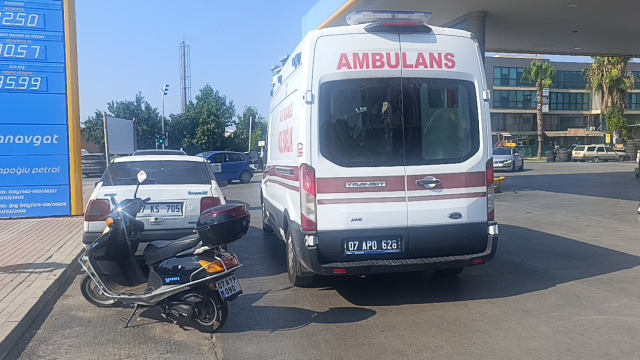Manavgat’ta motosiklet kazası: 2 yaralı
