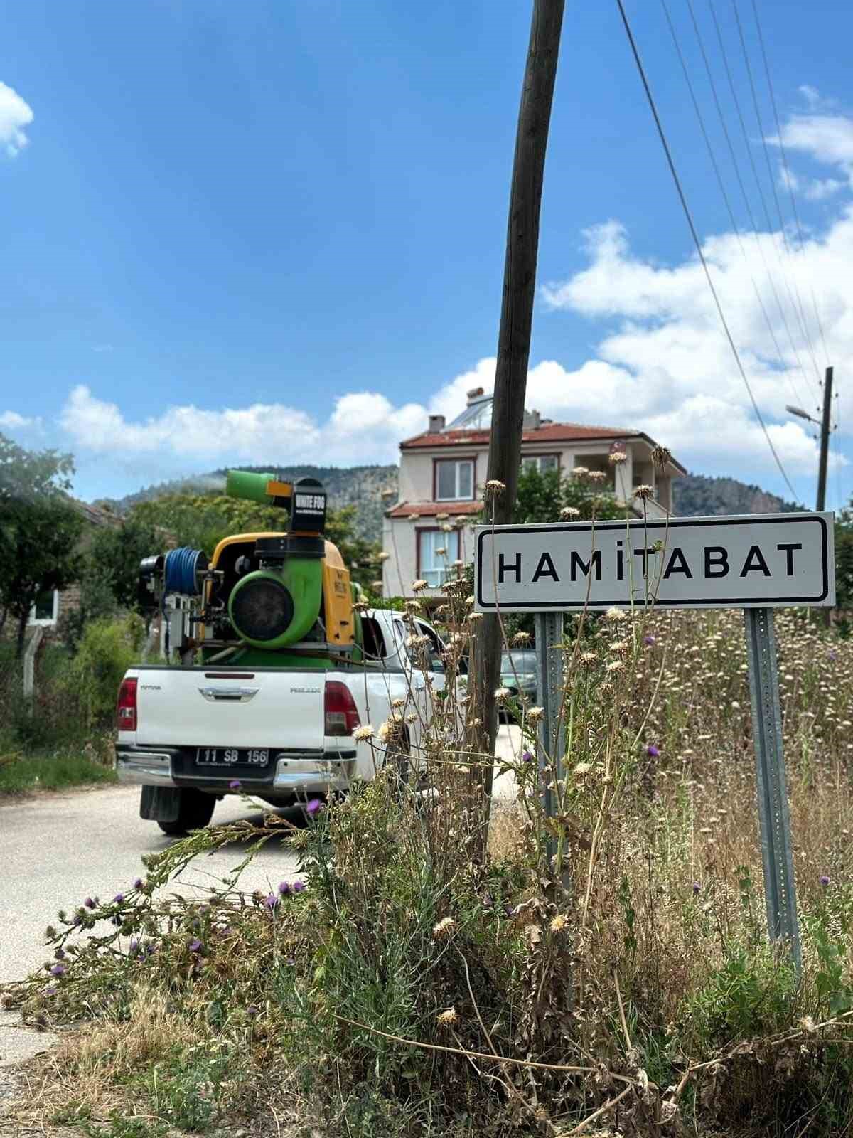 Bilecik&rsquo;te haşerelere karşı ila&ccedil;lama &ccedil;alışması yapıldı