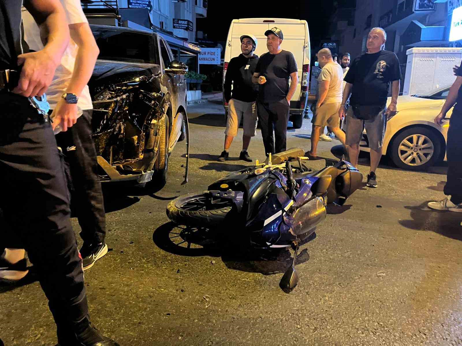 Menteşe&rsquo;de ters y&ouml;nden &ccedil;ıkan otomobil kazaya neden oldu