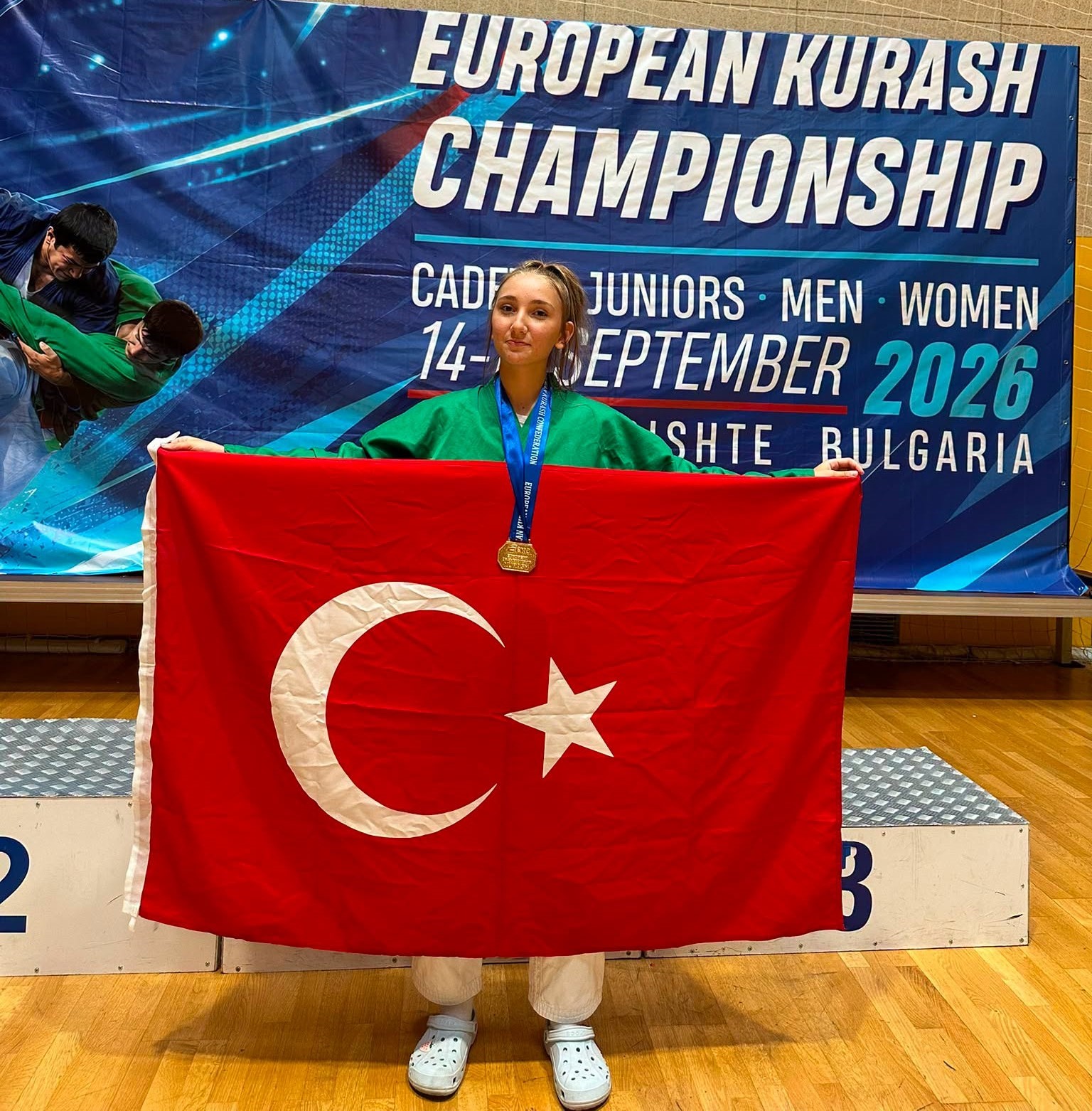 Düzceli sporculardan Kuraş Avrupa Şampiyonası’nda 3 altın madalya