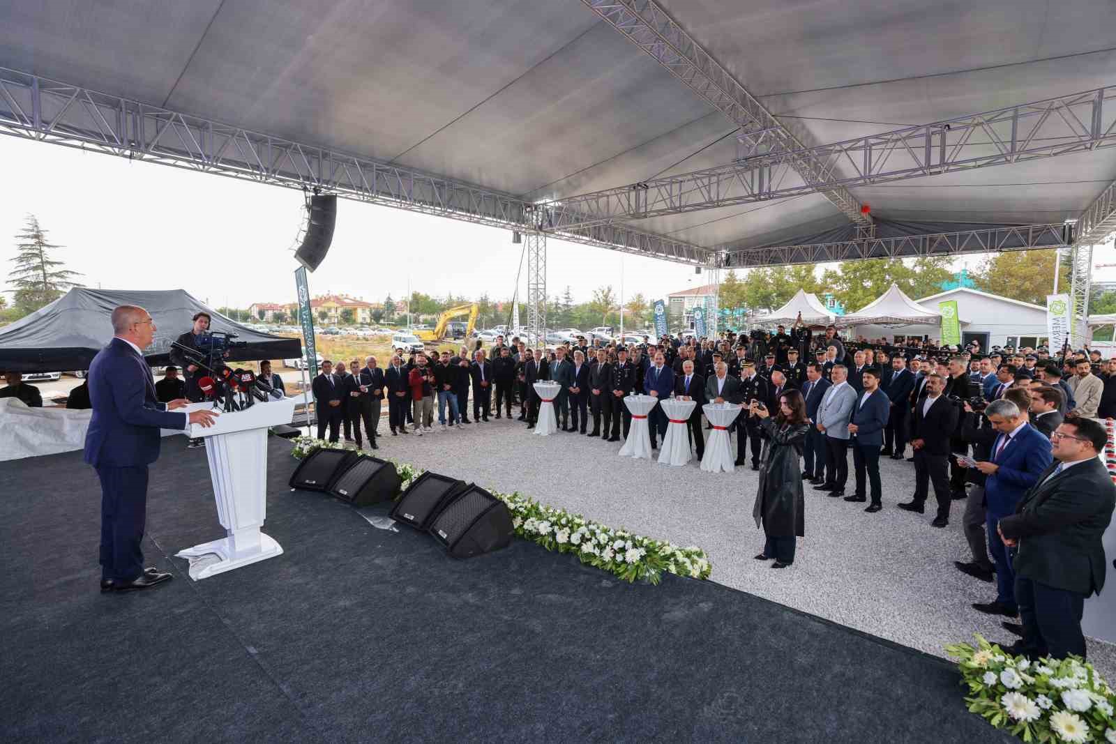 Meram Emniyetine modern merkez; yeni hizmet binasının temeli atıldı