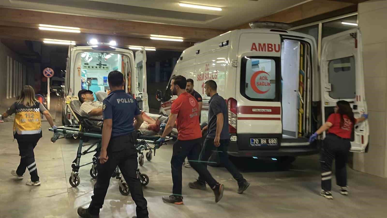 Karaman&rsquo;da alacak verecek meselesi kanlı bitti: 1 yaralı