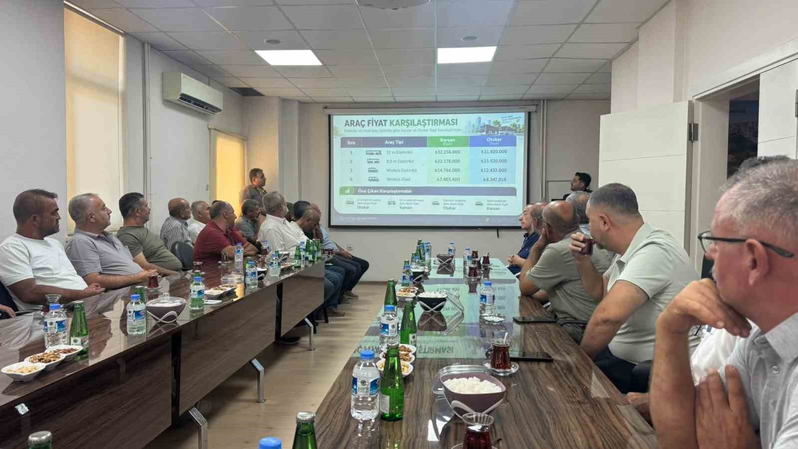 Minib&uuml;s&ccedil;&uuml; esnafıyla ulaşım d&uuml;zenlemeleri g&ouml;r&uuml;ş&uuml;ld&uuml;