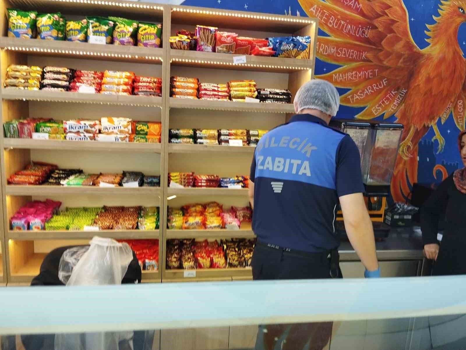 Zabıta M&uuml;d&uuml;rl&uuml;ğ&uuml; ekipleri okul kantinlerini denetledi