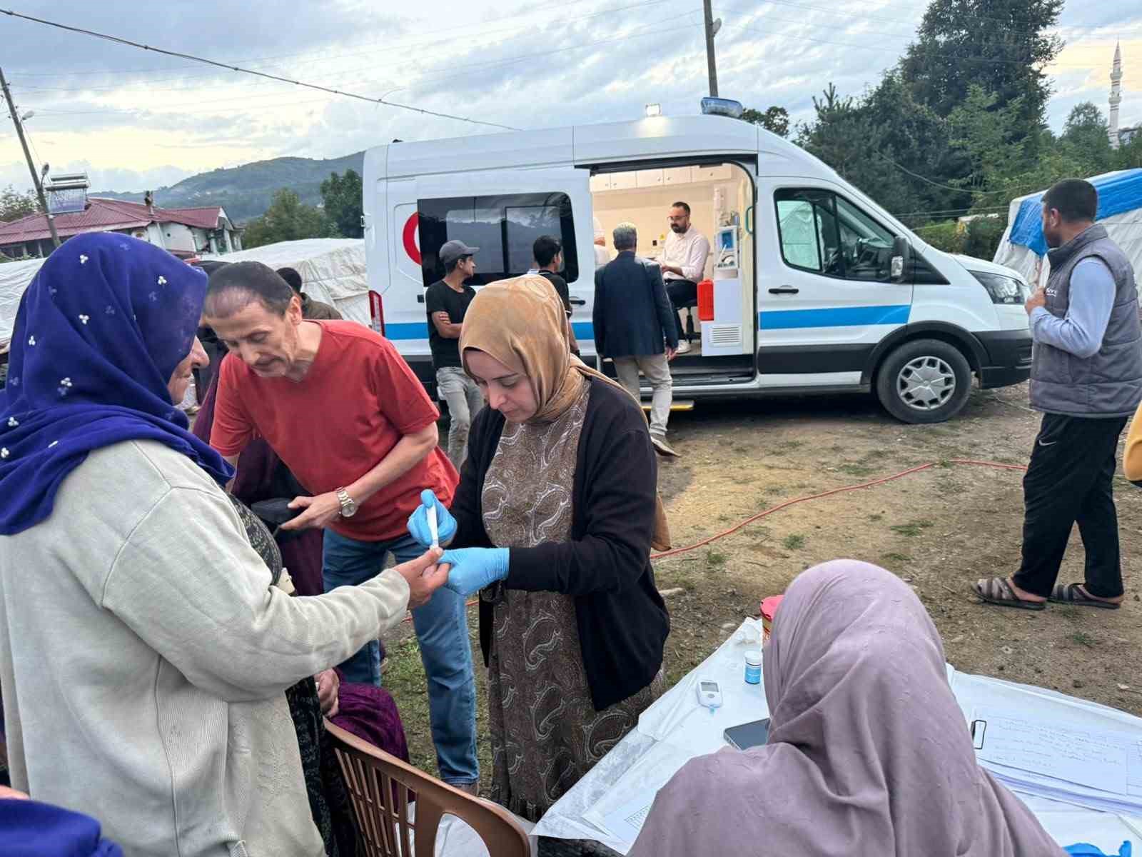 &Ccedil;arşamba&rsquo;da mevsimlik tarım iş&ccedil;ilerine sağlık taraması