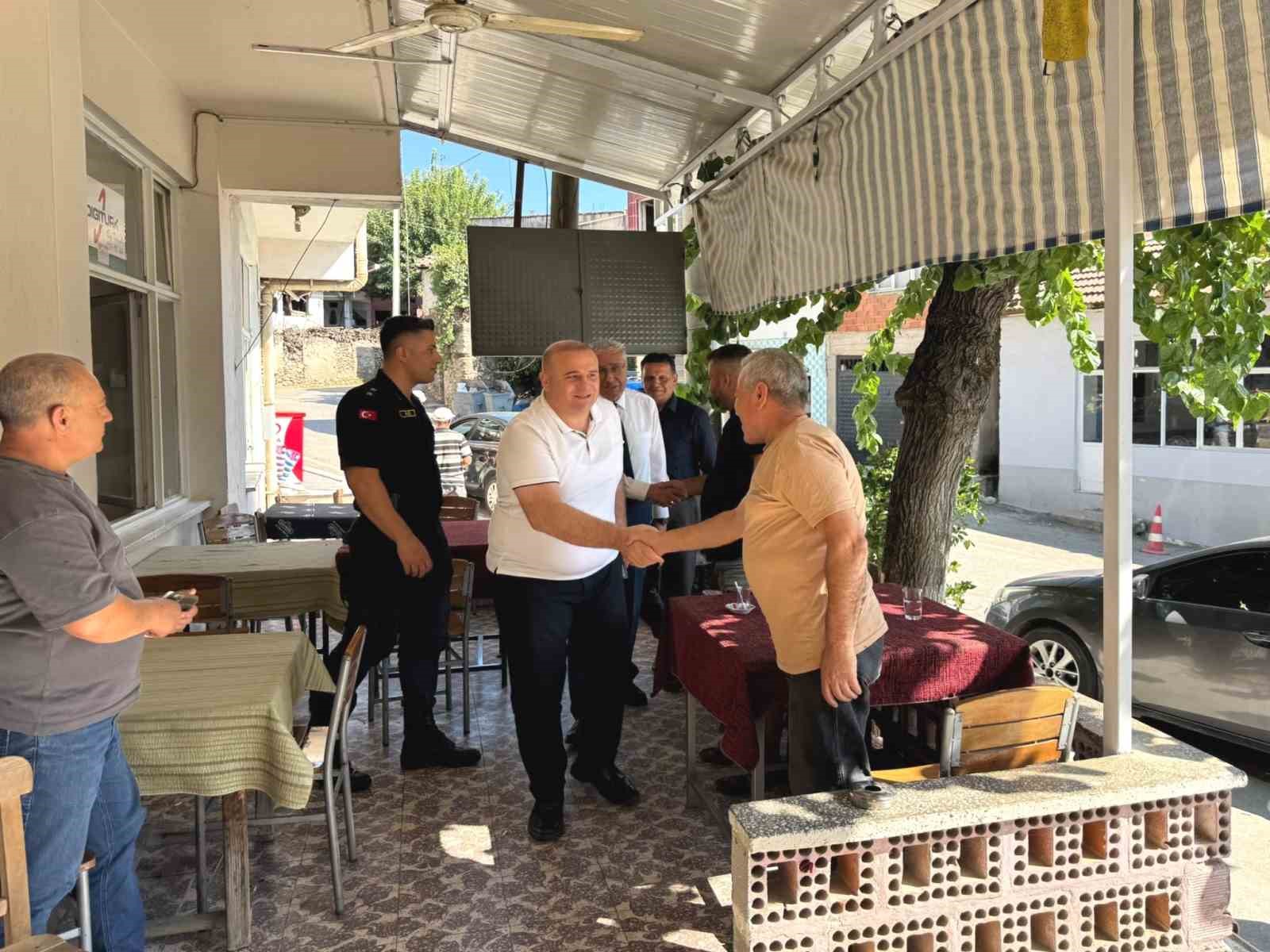 K&ouml;şk Kaymakamı Taş, d&ouml;rt mahallede vatandaşlarla bir araya geldi