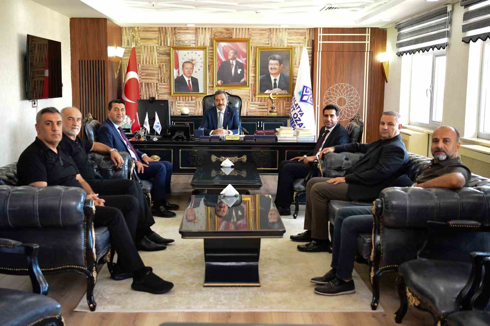 MTSO Başkan Adayı Boyraz&rsquo;dan Turgut &Ouml;zal &Uuml;niversitesi&rsquo;ne ziyaret