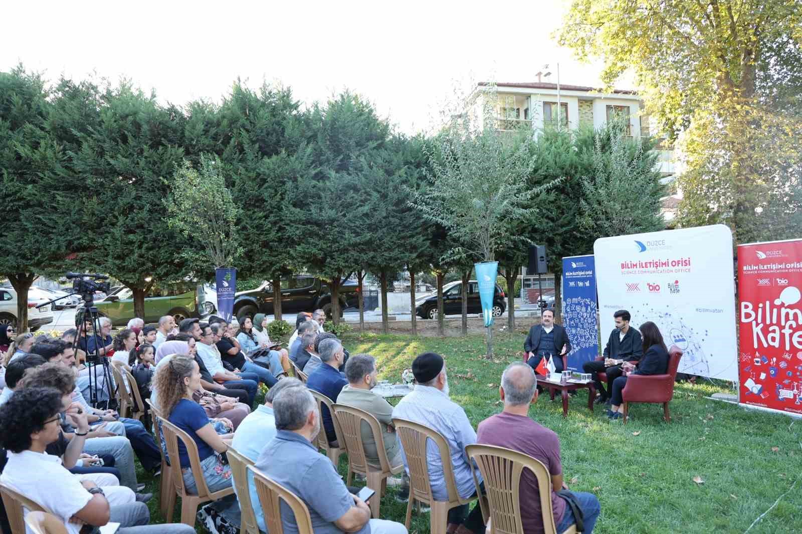 D&uuml;zce &Uuml;niversitesi &lsquo;Gazze İ&ccedil;in Bilim Kafe&rsquo; etkinliklerine devam ediyor