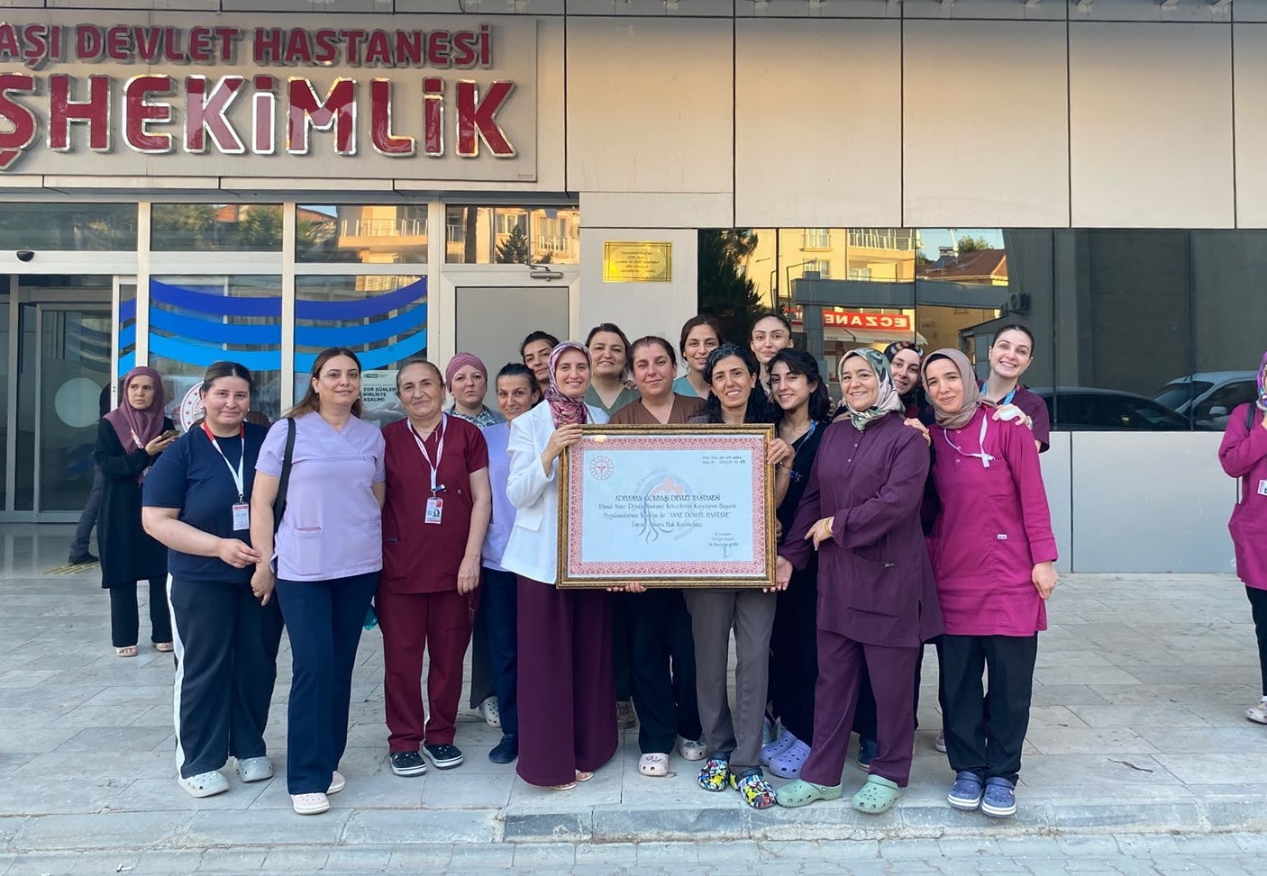 G&ouml;lbaşı Devlet Hastanesi "Anne dostu hastane" unvanı aldı