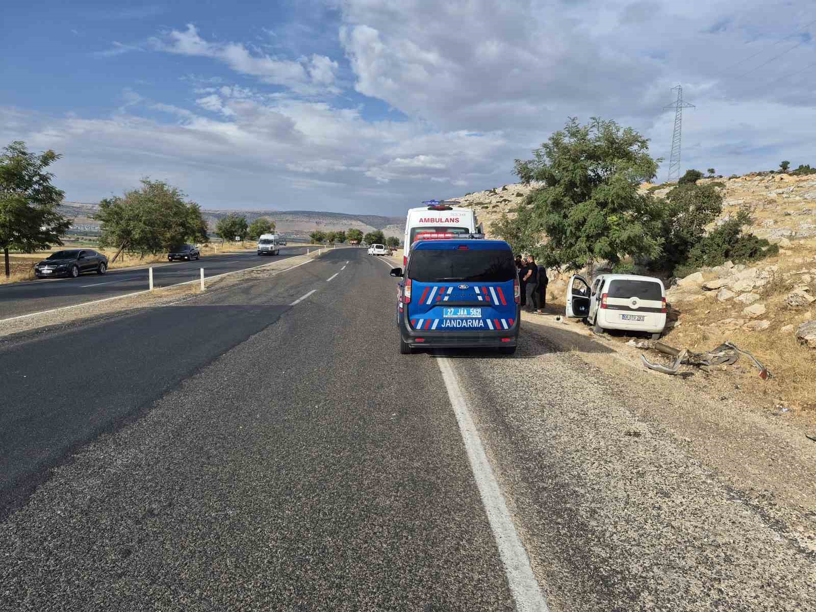 Kontrolden &ccedil;ıkan ara&ccedil; ağaca &ccedil;arptı: 2 yaralı