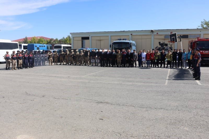 Muş E Tipi Kapalı Ceza İnfaz Kurumunda olağan&uuml;st&uuml; hal tatbikatı
