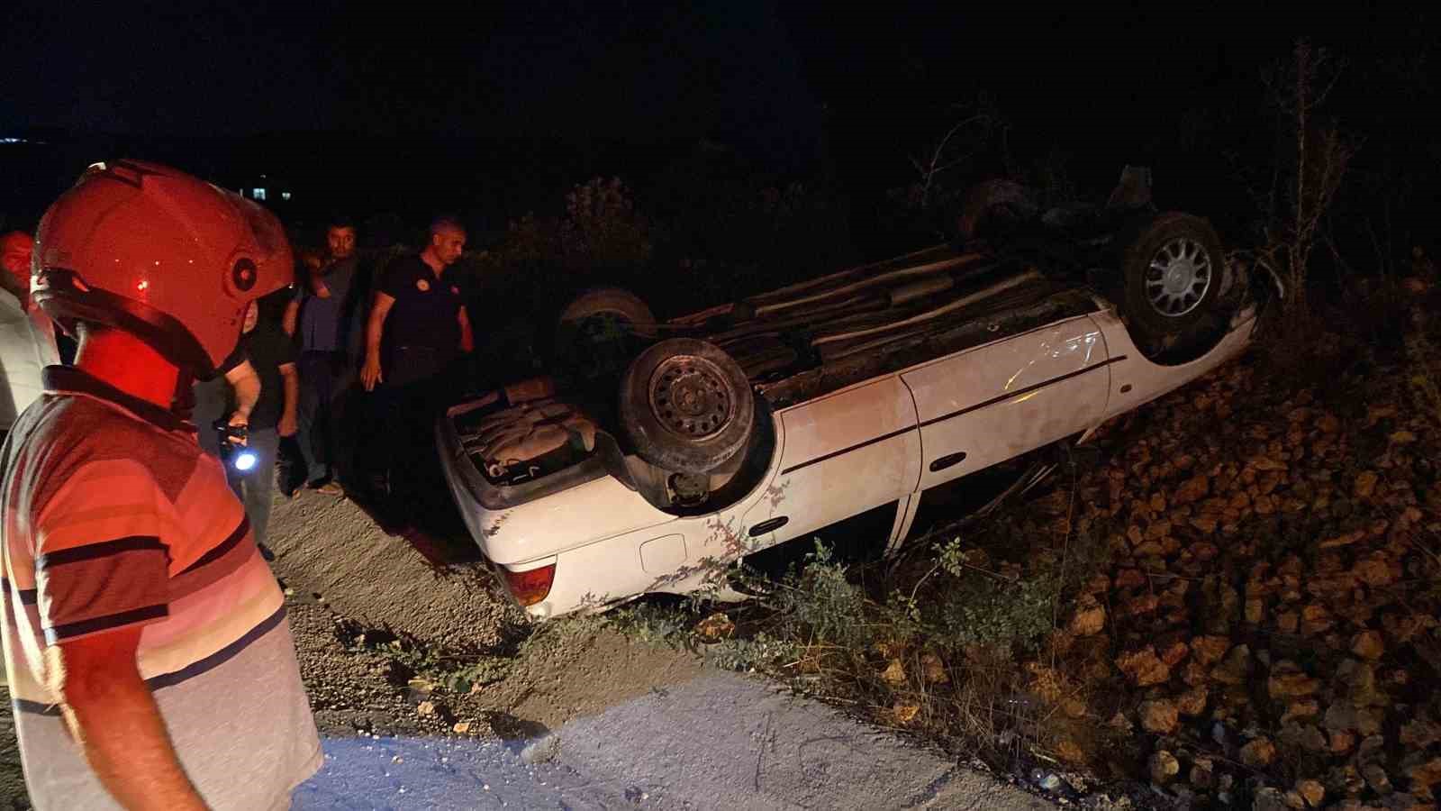 Ters d&ouml;nen otomobilden sağ &ccedil;ıktı