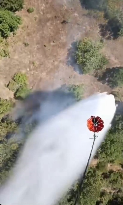 OGM&rsquo;den a&ccedil;ıklama: Balıkesir&rsquo;deki yangına 6 u&ccedil;ak ve 6 helikopterle m&uuml;dahale edildi