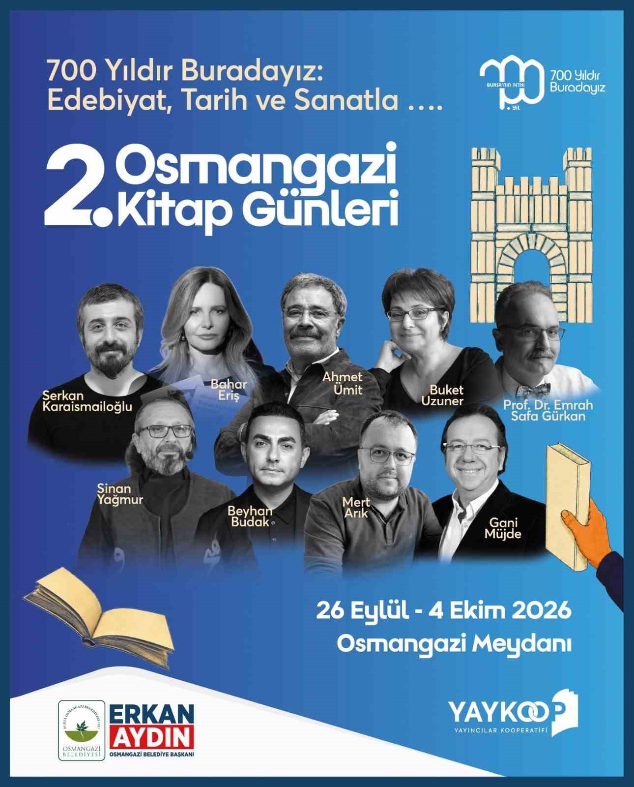 Osmangazi&rsquo;de edebiyatın kalbi yeniden atacak