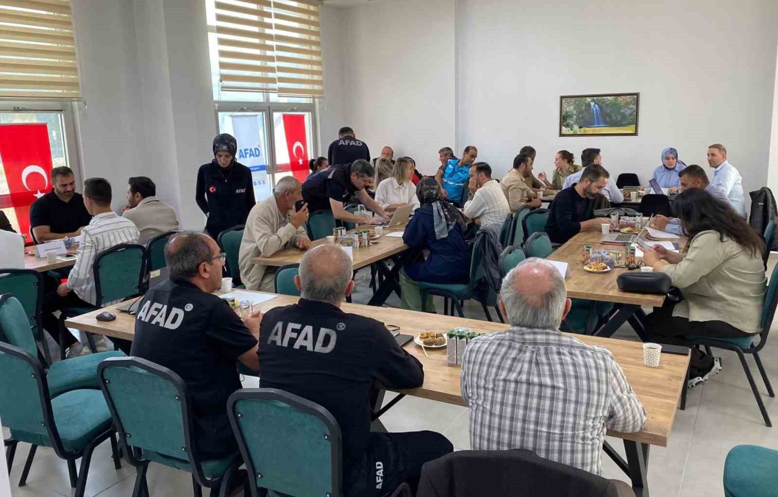 İRAP &ccedil;alıştayında afet riskleri ve eylem planları ele alındı