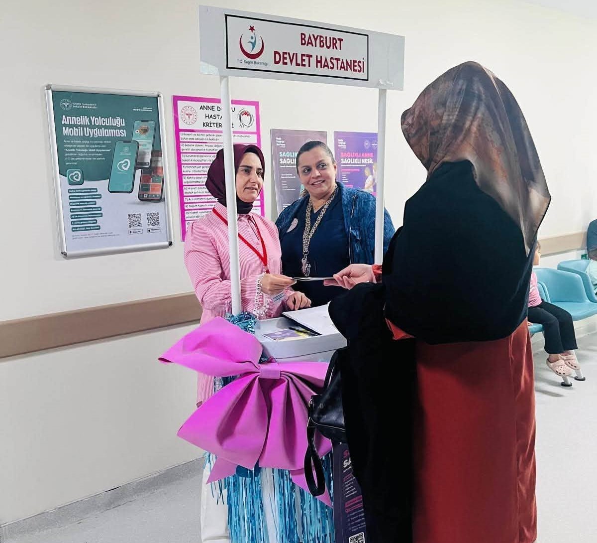 Bayburt&rsquo;ta anne adaylarına sağlıklı gebelik bilgilendirmesi