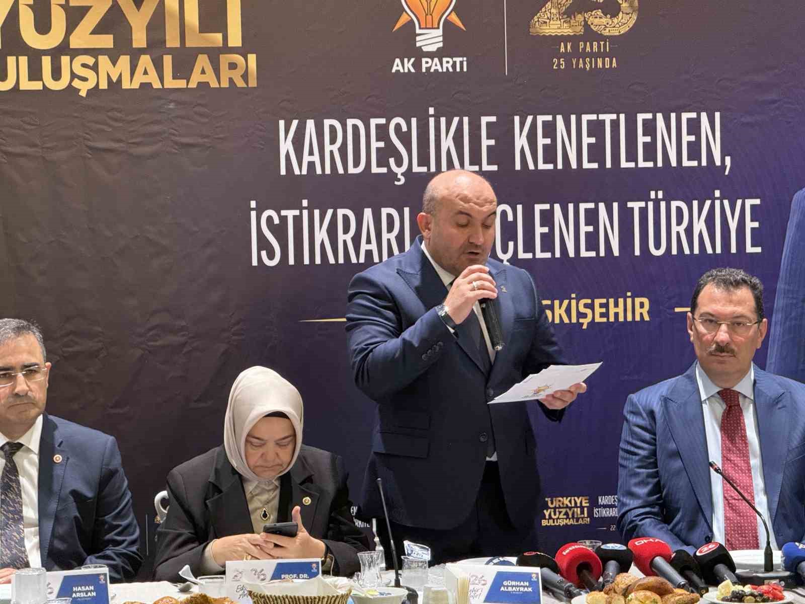 AK Parti&rsquo;den Eskişehir&rsquo;de "T&uuml;rkiye Y&uuml;zyılı Buluşmaları" &ccedil;ıkarması