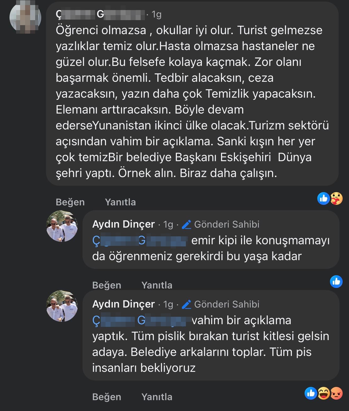 Marmara Adalar Belediye Başkanı Aydın Din&ccedil;er: "T&uuml;m pis insanları bekliyoruz"
