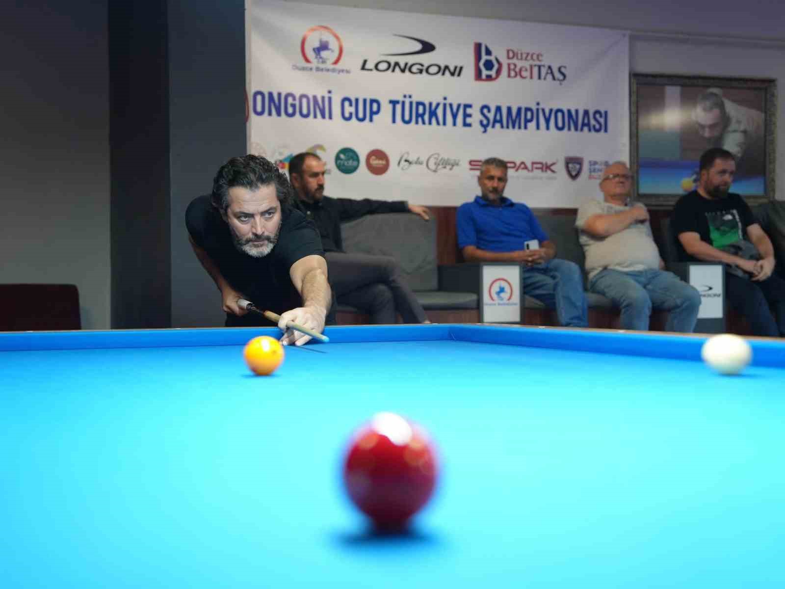 D&uuml;zce&rsquo;de 3 Bant Bilardo Longoni Cup T&uuml;rkiye Şampiyonası başladı