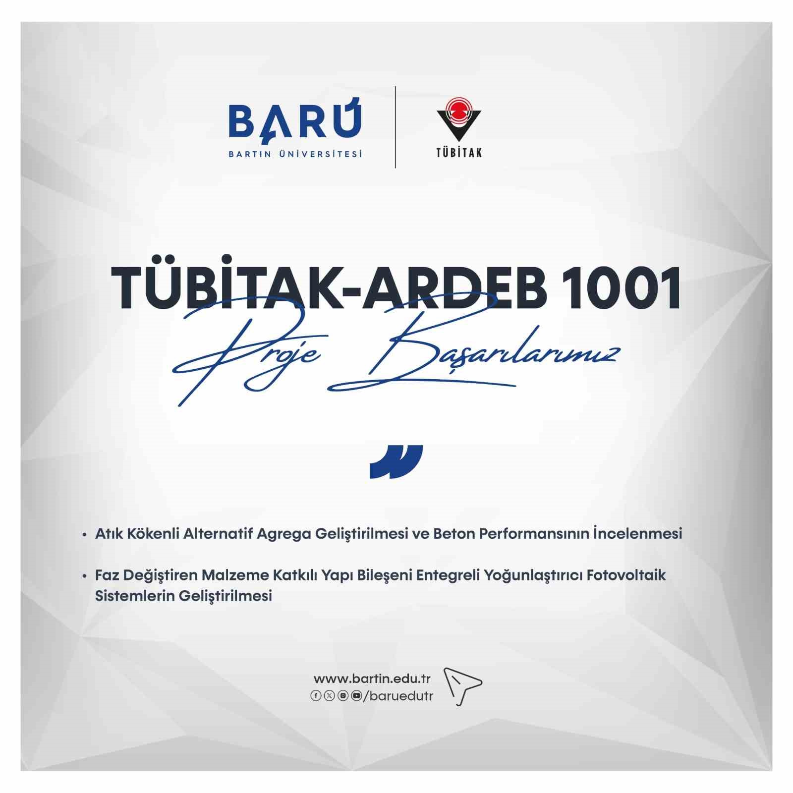 BAR&Uuml;&rsquo;n&uuml;n 2 projesine destek