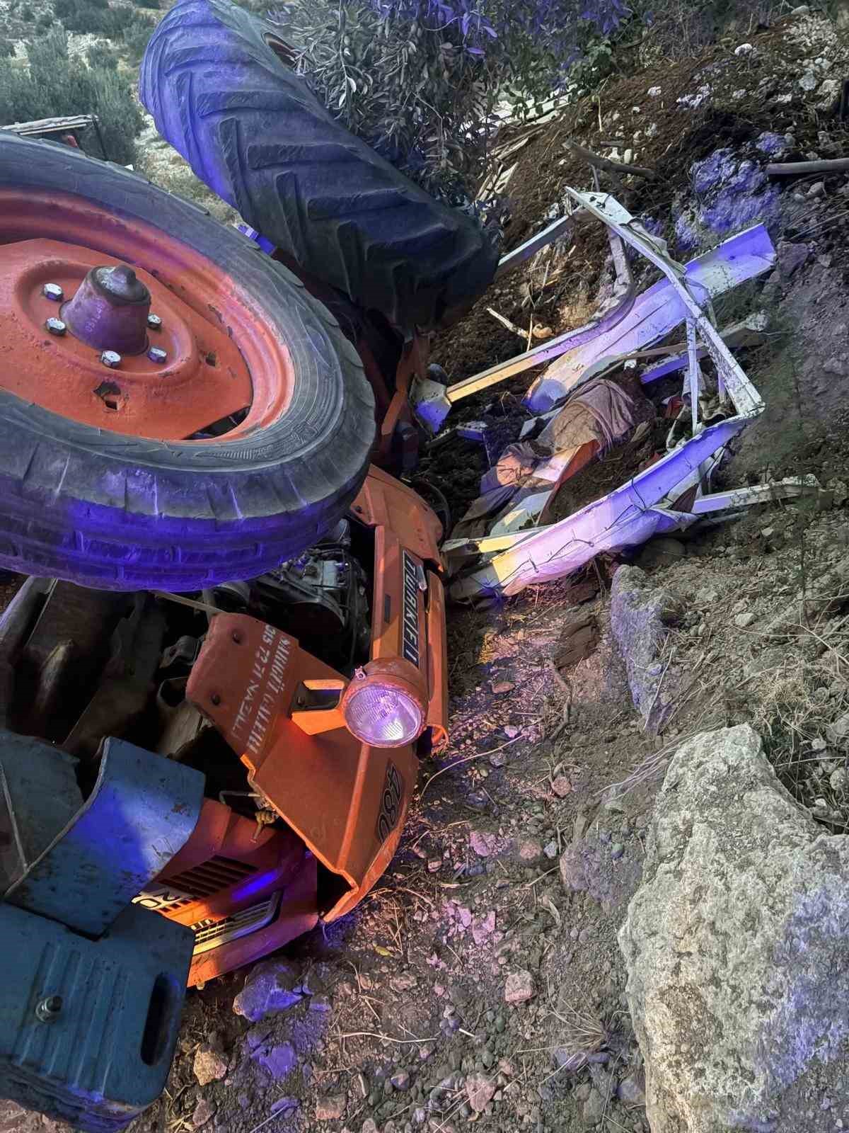 Bozdoğan&rsquo;da trakt&ouml;r devrildi: 1 yaralı