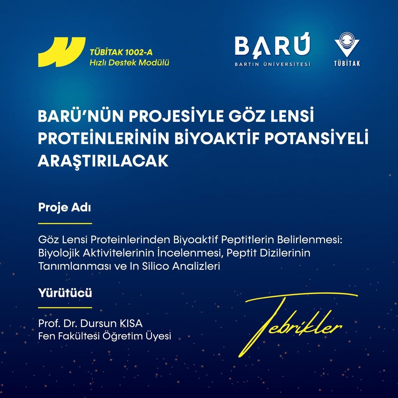 G&ouml;z lensi proteinlerinin biyoaktif potansiyeli araştırılacak