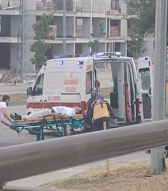 Samsun&rsquo;da motosiklet kazası: 1 yaralı