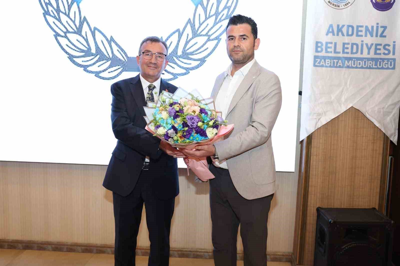 Mersin Akdeniz&rsquo;de zabıta teşkilatının kuruluş yıl d&ouml;n&uuml;m&uuml; kutlandı