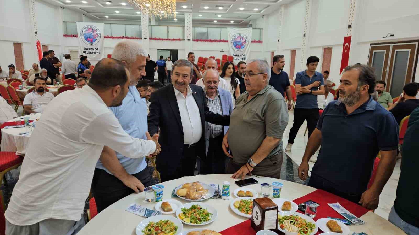 Darende&rsquo;de Zengibar Festivali &ouml;ncesi iş insanlarıyla buluşma