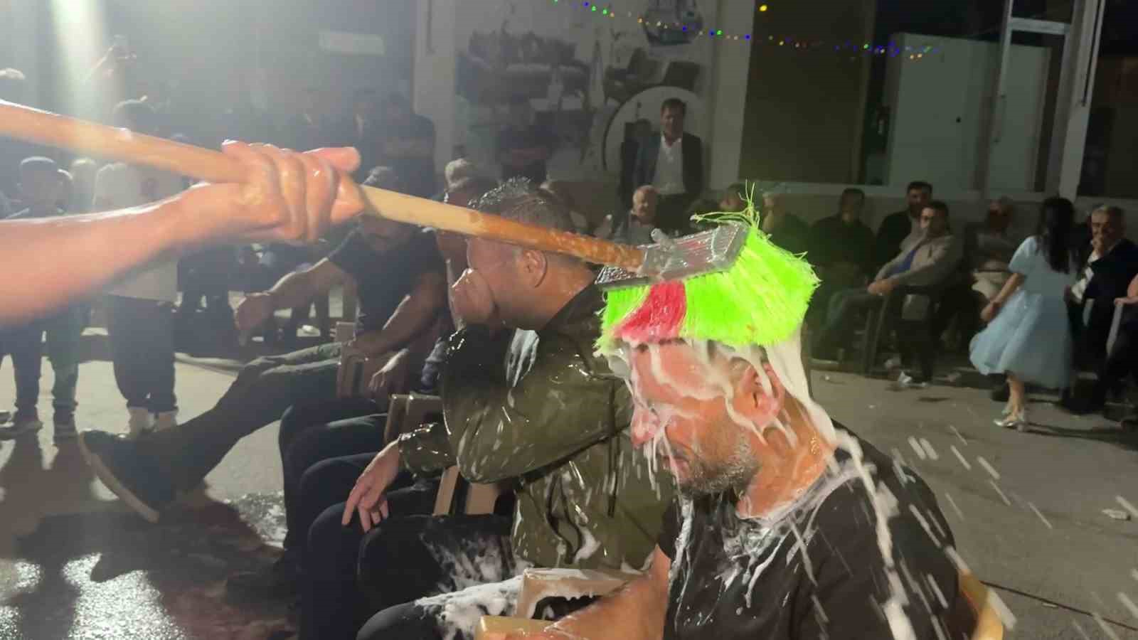 Altınyayla&rsquo;da d&uuml;ğ&uuml;nlerin vazge&ccedil;ilmez geleneği "tıraş cezası"