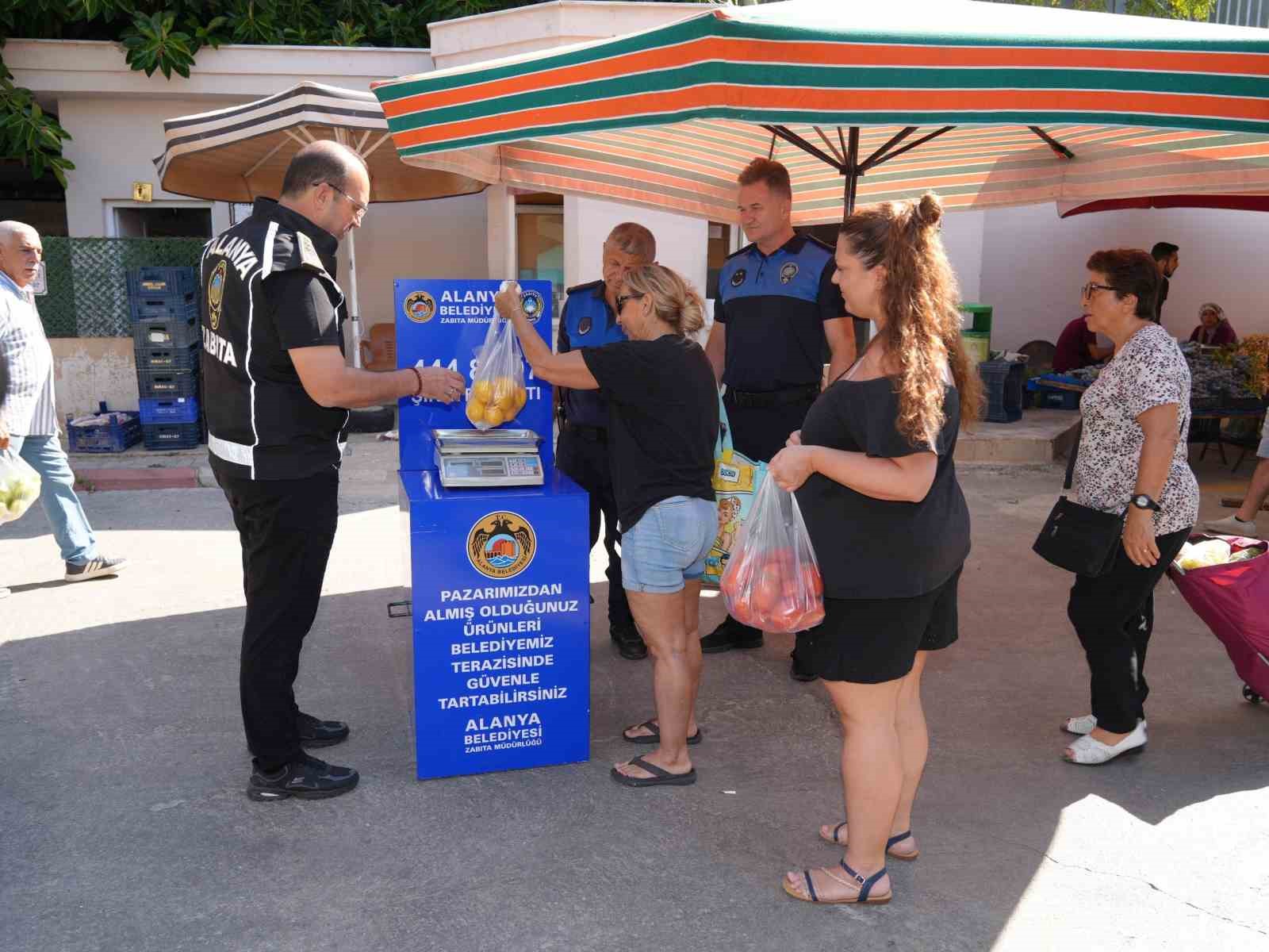 Alanya&rsquo;da &rsquo;g&uuml;ven terazisi&rsquo; uygulaması başlatıldı