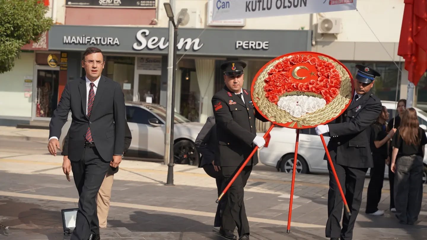 &Ccedil;an&rsquo;da 30 Ağustos Zafer Bayramı kutlandı