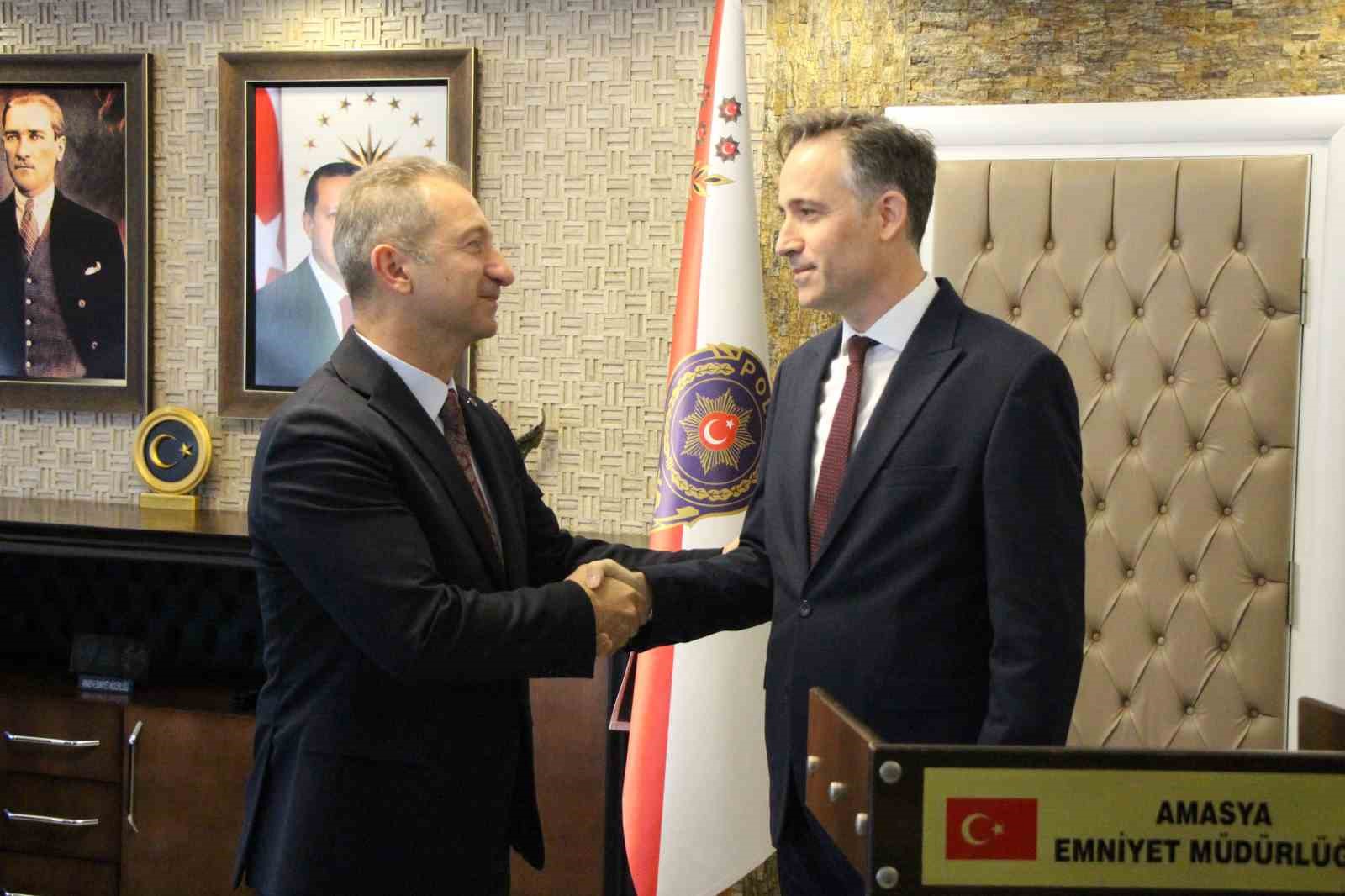 Amasya&rsquo;nın yeni Emniyet M&uuml;d&uuml;r&uuml; Ali Erkan Aktaşg&uuml;l g&ouml;reve başladı