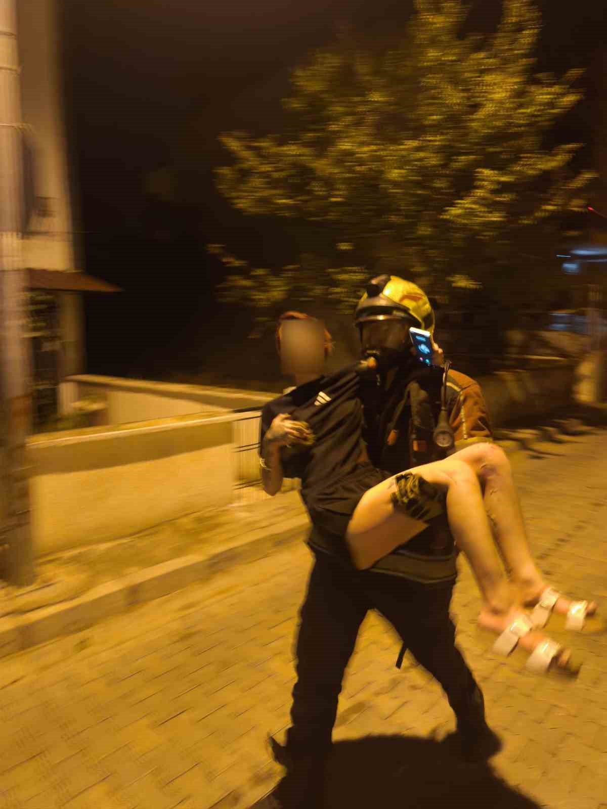 Yangında eşi &ouml;lm&uuml;şt&uuml; cinayet ş&uuml;phesiyle tutuklandı