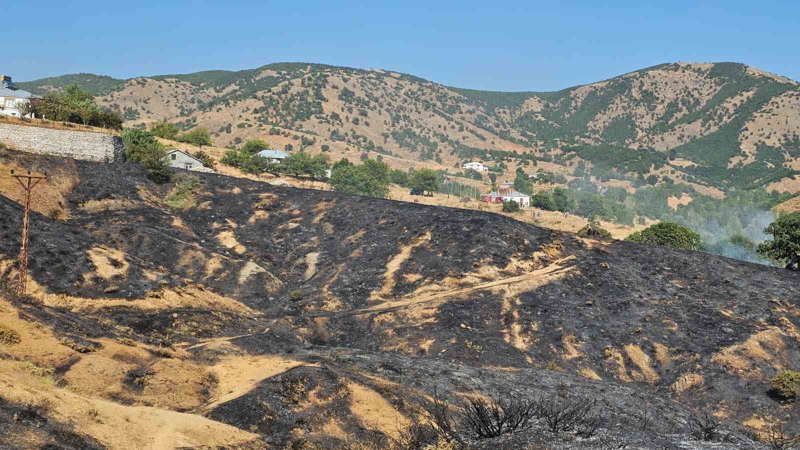 Bingöl’de kırsal alanda çıkan yangın söndürüldü