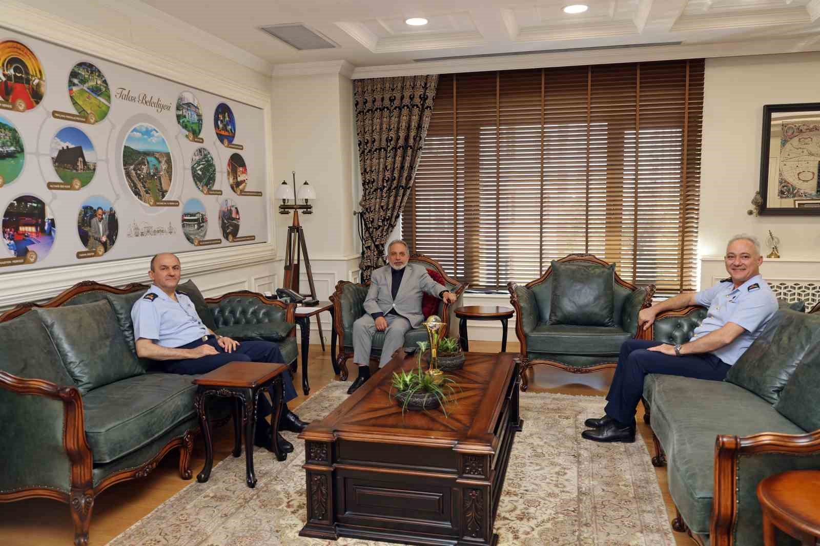 Komutanlardan Başkan Yal&ccedil;ın&rsquo;a veda ziyareti