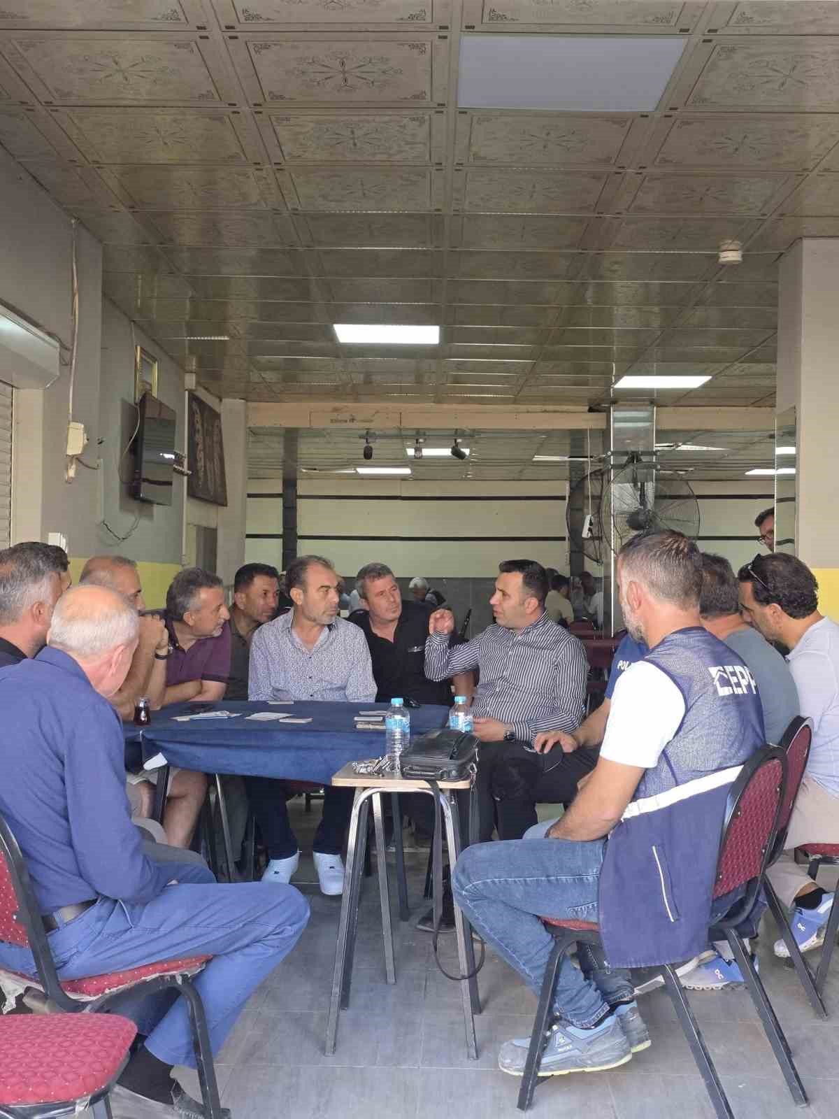 Kaymakam Algın, rezerv alanındaki &ccedil;alışmaları inceledi