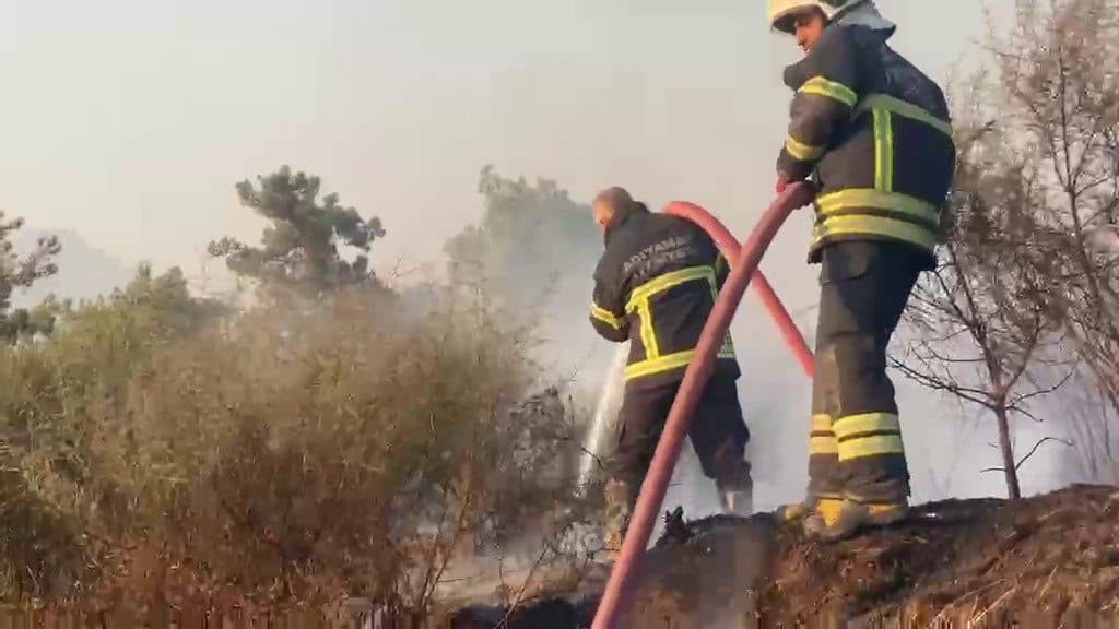Adıyaman&rsquo;dan Adana&rsquo;ya itfaiye desteği