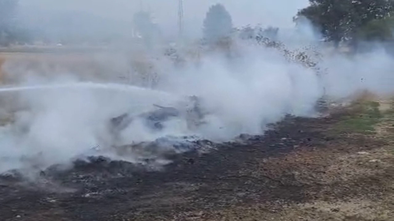 Bolu&rsquo;da ot yangını paniğe neden oldu
