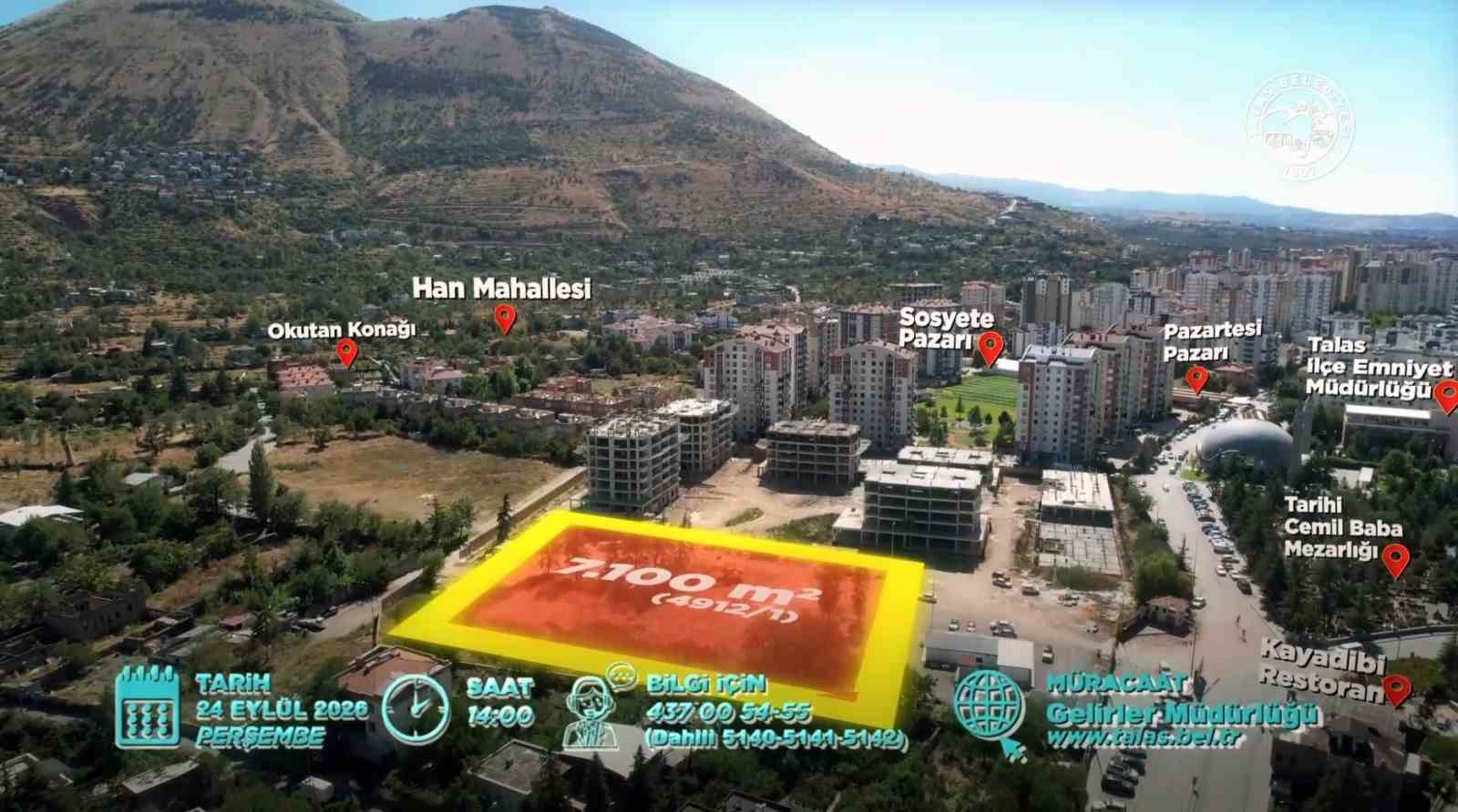 Talas&rsquo;ta dev yatırım fırsatı