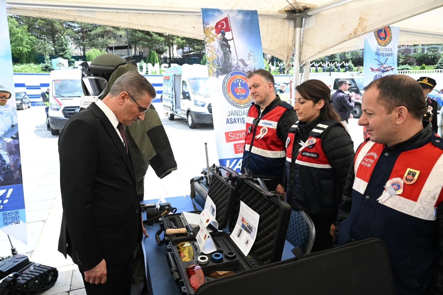 Erzurum&rsquo;da jandarmanın 187. yılına &ouml;zel tanıtım standı