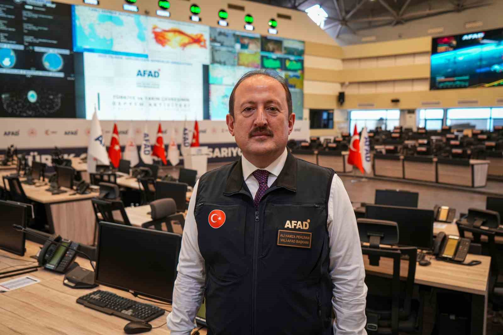 AFAD Başkanı Pehlivan: "Afet ve Acil Durum Yönetim Merkezi’nde 150 binin üzerinde kameraya bağlanabiliyoruz"