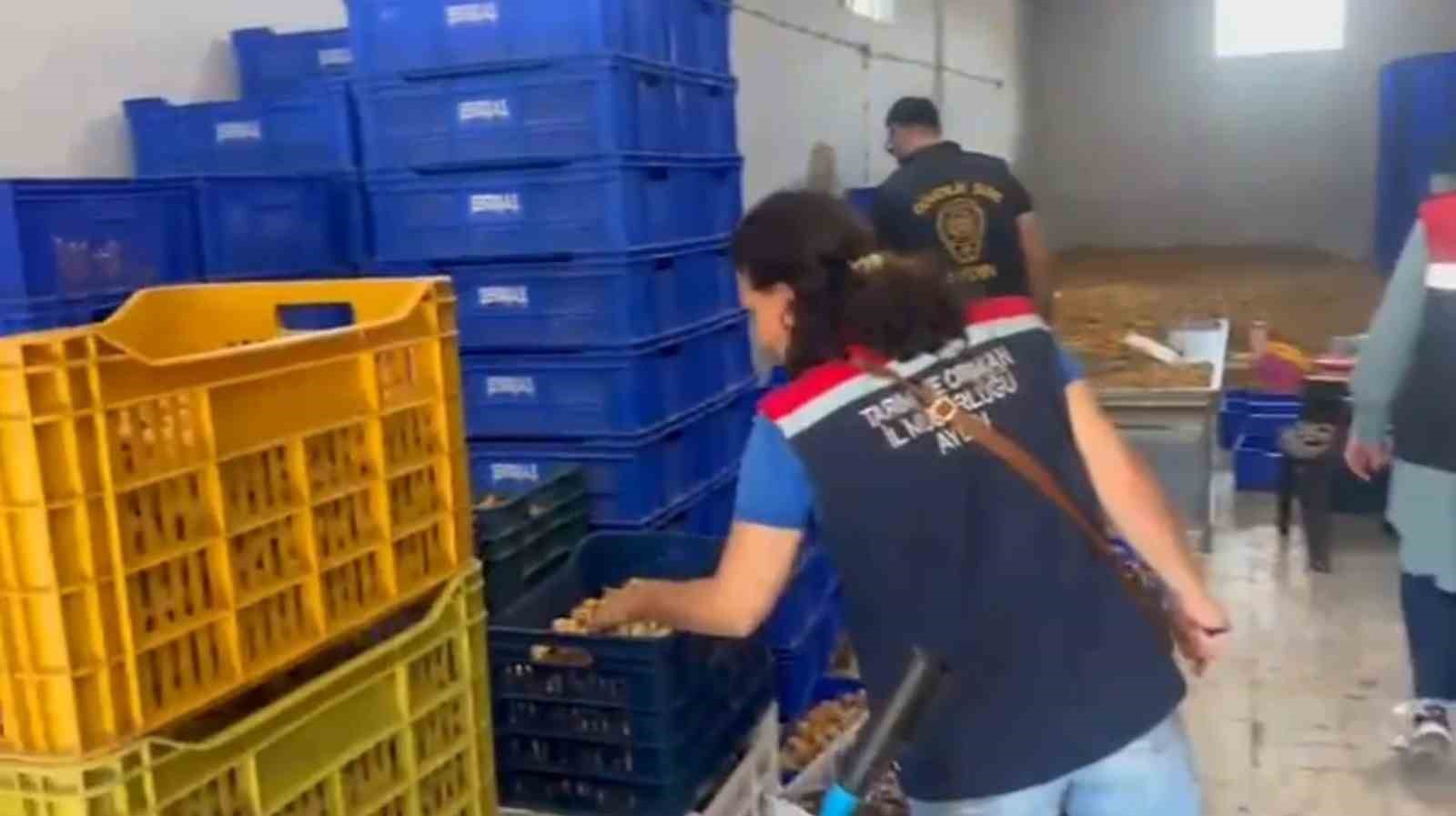 K&ouml;şk&rsquo;te 20 milyon TL değerinde 25 ton etiketsiz kuru incir ele ge&ccedil;irildi