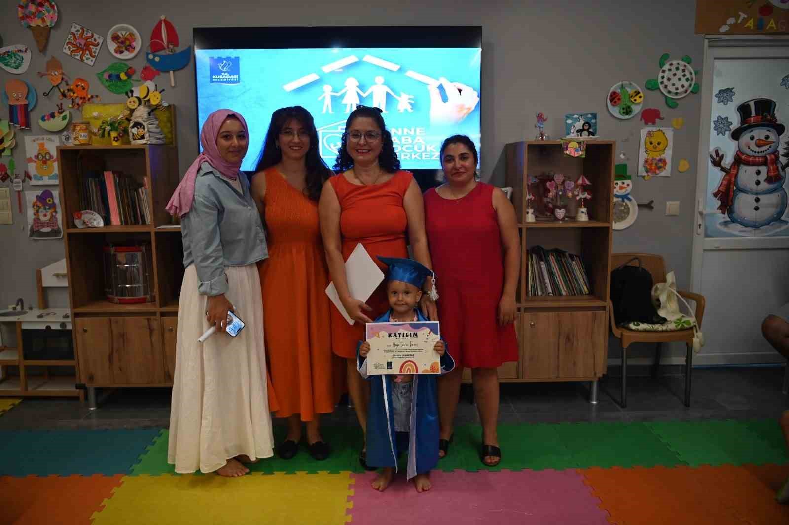 Anne Baba &Ccedil;ocuk Merkezi&rsquo;ne minikler mezuniyet heyecanı yaşadı