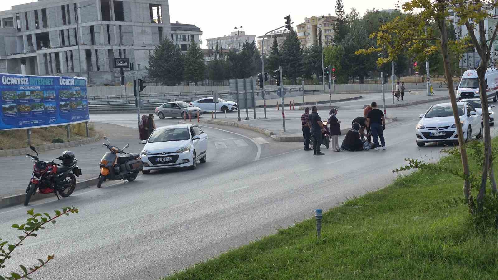 Adıyaman&rsquo;da motosiklet kazasında 1 kişi yaralandı