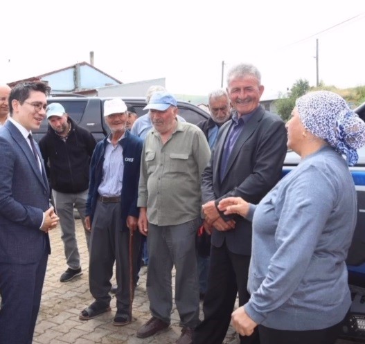 &Ccedil;ıldır Kaymakamı Sakızcı k&ouml;ylerde