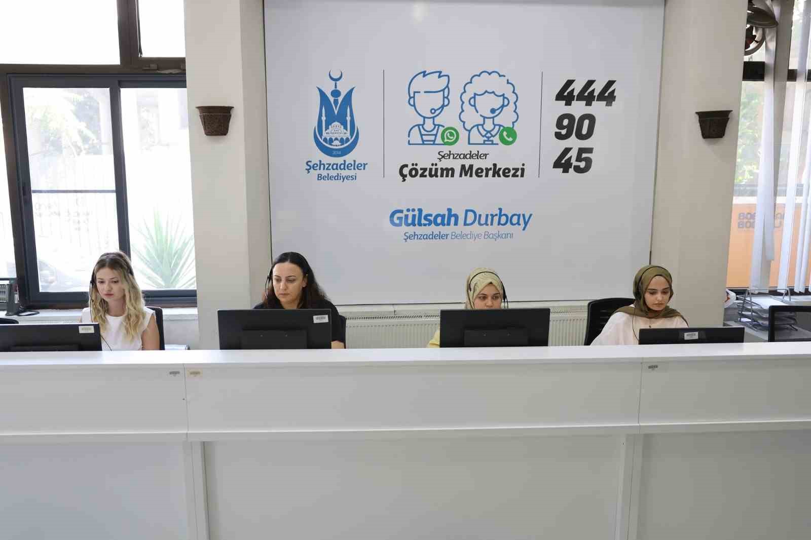 Şehzadeler&rsquo;de 7 ayda 7 bin 420 başvuruya işlem yapıldı
