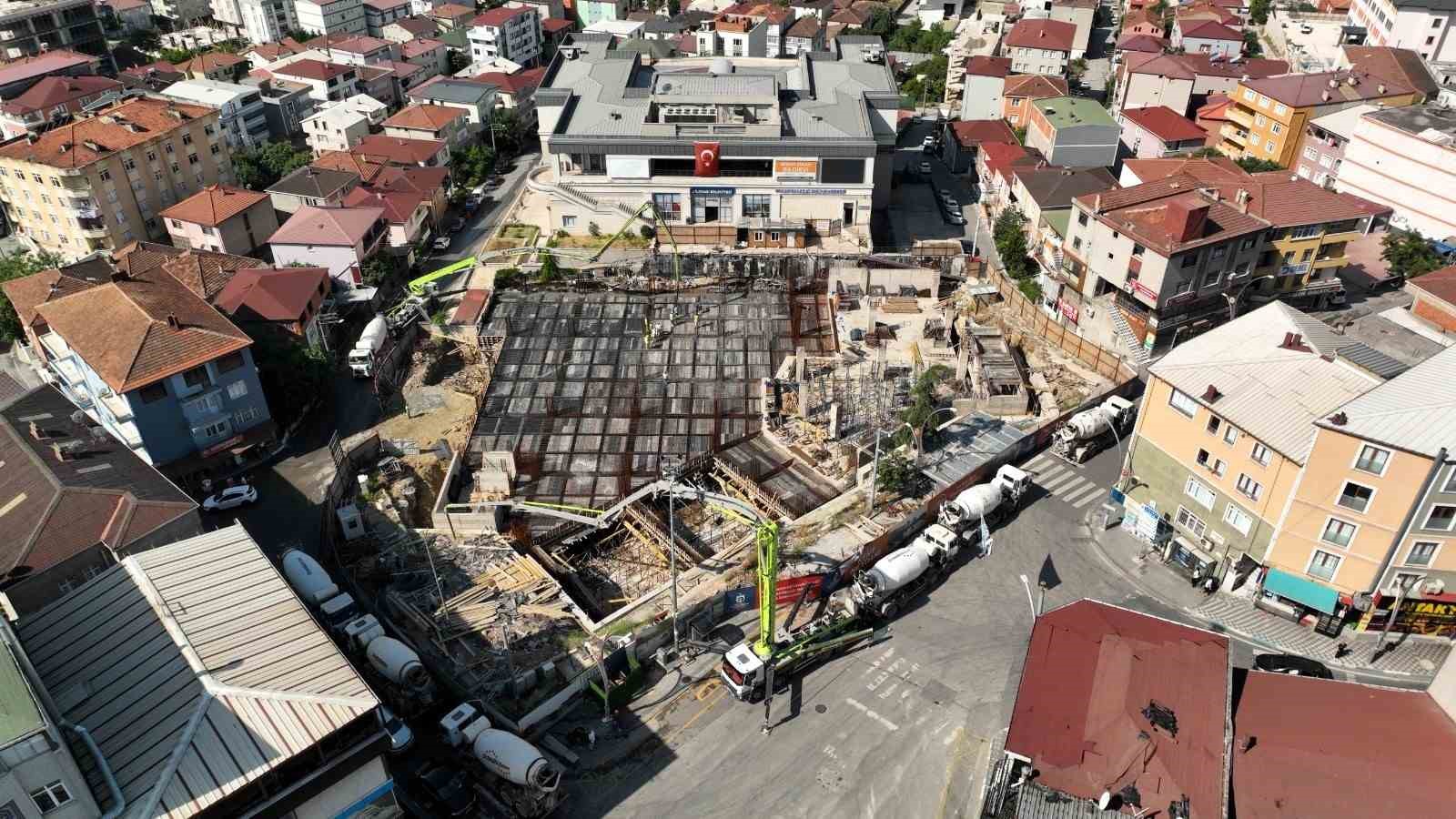 Dilovası Kent Meydanı inşaatında yeni aşama
