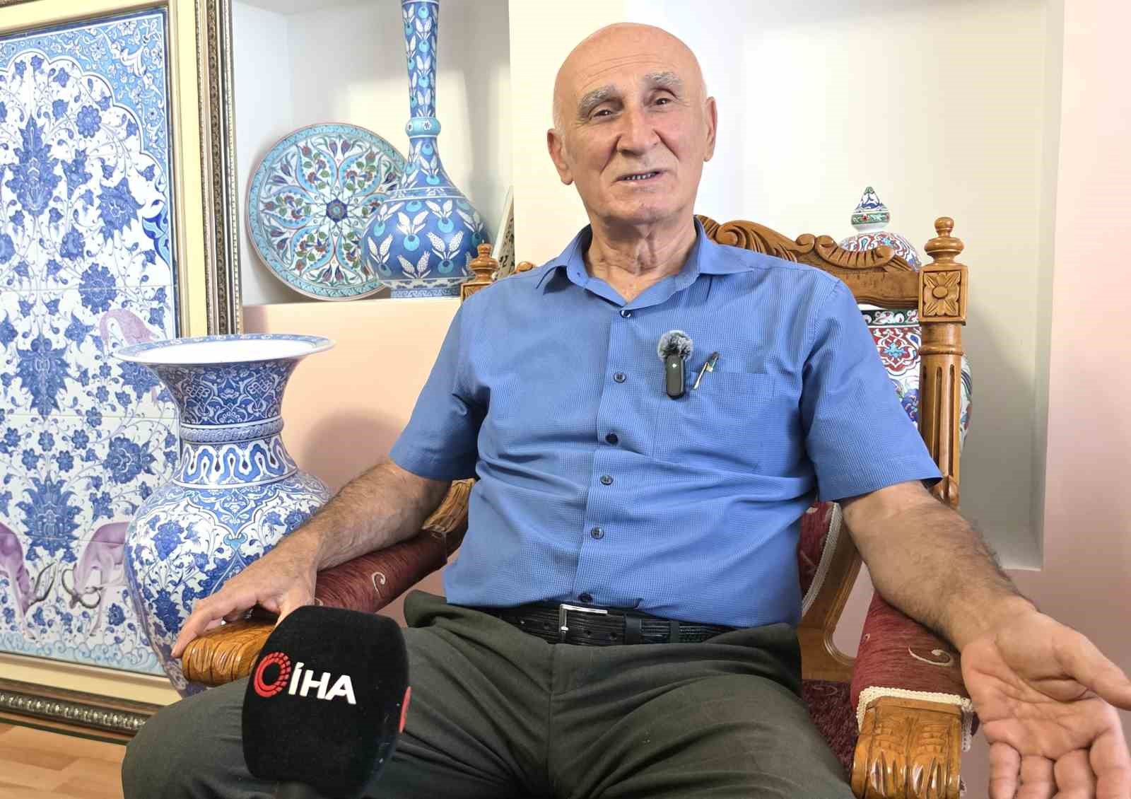 K&uuml;tahyalı &ccedil;ini ustası Mehmet Ko&ccedil;er: "&Ccedil;inicilik yeniden mimariyle buluşmalı"